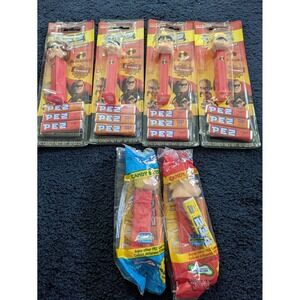 Lot of 7 PEZ Incredibles  Jack-Jack ‎ Secret Codes Mr. & Mrs. Incredible Package